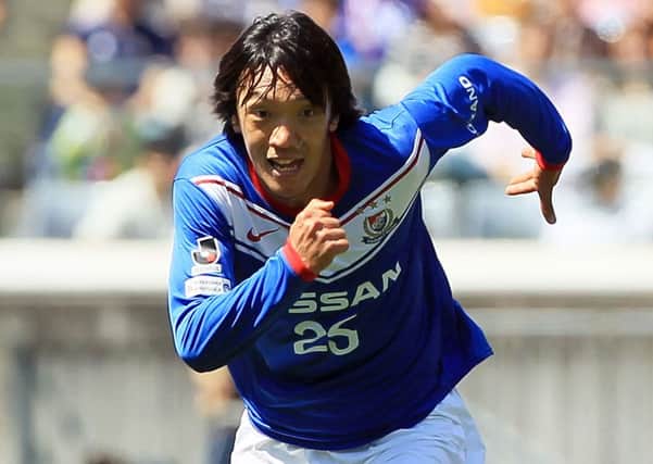 Shunsuke Nakamura netted a sensational last-minute free kick for Yokohama F. Marinos. Picture: Getty
