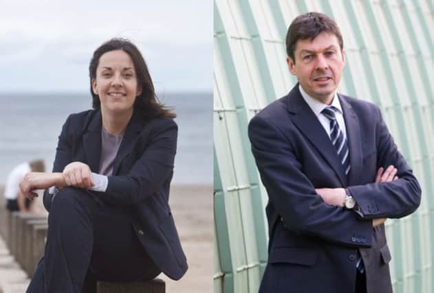 Kezia Dugdale, left, and Ken Macintosh are going head-to-head to secure the party leadership. Pictures: Toby Wiliams / Robert Perry