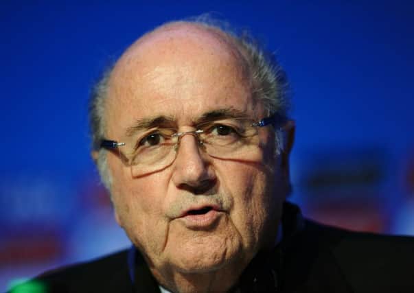Sepp Blatter is under pressure to agree to an early date for the election of his successor. Picture: PA