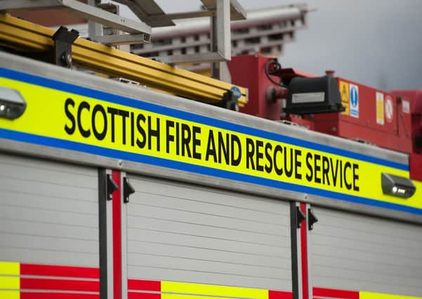Firefighters rescued six people from a Dunfermline flat.