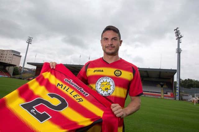 The full-back made more than 100 appearances for the Saints, before signing with Partick this season. Photo: ptfc.co.uk