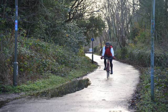 Charites want road tax funds to go to "investment in cycling and walking, and better integration of active travel with public transport". Picture: Jon Savage