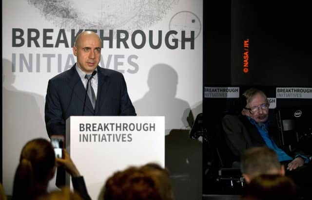 Yuri Milner, a tech billionaire, is funding the project. Picture: AP
