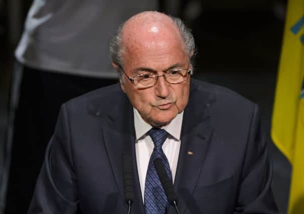 Out-going Fifa president Sepp Blatter. Picture: AFP/Getty Images