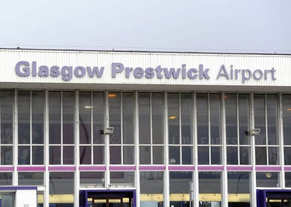 Glasgow Prestwick Airport, which the Scottish Government bought for a pound. Picture: John Devlin