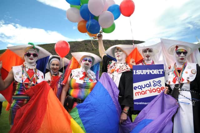 Gay Scots still face widespread prejudice in their everyday lives. Picture: Jane Barlow