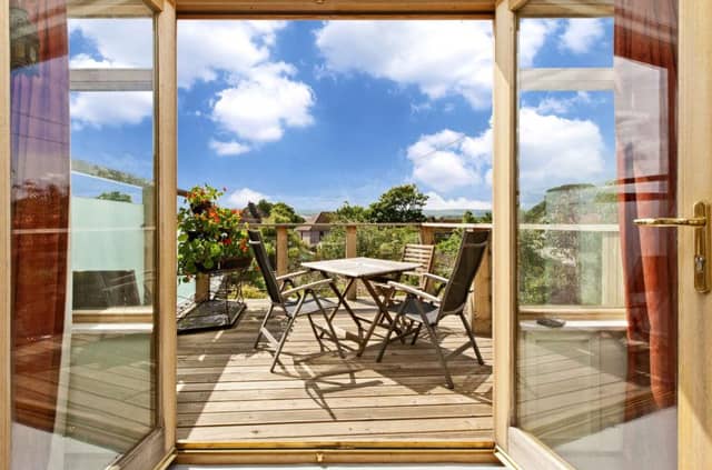 The balcony at Mayview, Dunbar