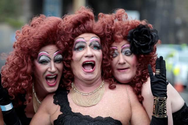 Ladies of Pride join in the fun at Pride Glasgow. Picture: Hemedia