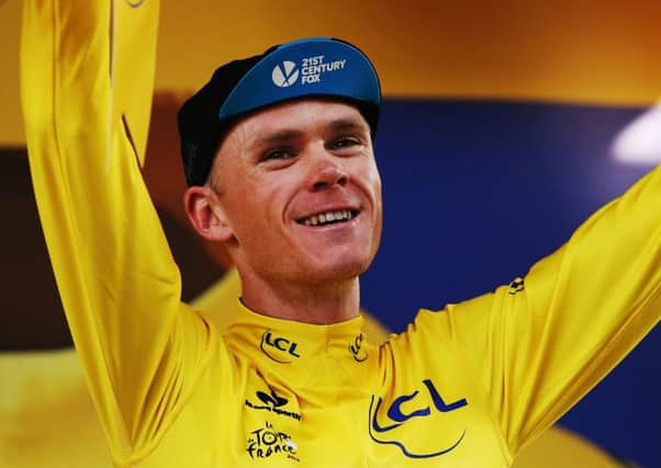 Chris Froome has a lead of 3 minutes 10 seconds over Nairo Quintana. Picture:Getty