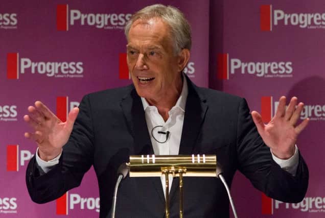 Tony Blair accused the SNP of blaming others for Scotlands problems. Picture: Getty