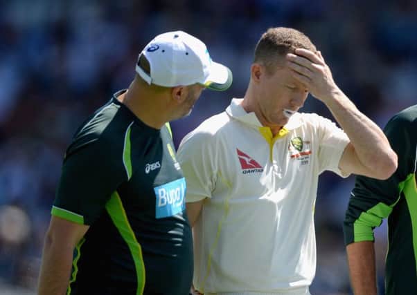 Chris Rogers retired ill after suffering a dizzy spell. Picture: Getty
