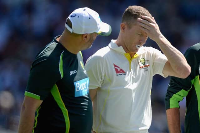 Chris Rogers retired ill after suffering a dizzy spell. Picture: Getty