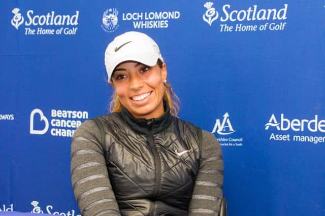 Cheyenne Woods is preparing to make her first appearance at the Ladies Scottish Open. Picture: Tristan Jones