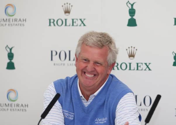 Colin Montgomerie is hoping to go one better after finishing second at last years Senior Open. Picture: Getty