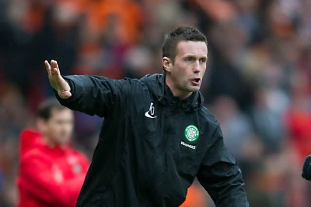 Ronny Deila: "Sloppy start". Picture: John Devlin