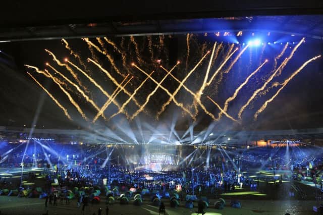 The 2014 Commonwealth Games Closing Ceremony. Picture: Michael Gillen