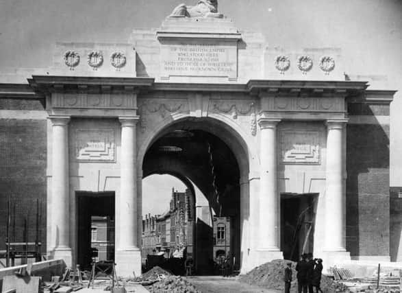 On this day in 1927 the Menin Gate in Ypres was unveiled as a memorial to the armies of the British Empire. Picture: Getty