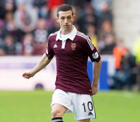 Jason Holt playing for Hearts. Picture: SNS