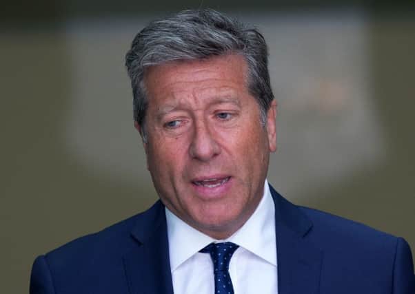 DJ Neil Fox leaves Westminster Magistrates Court. Picture: Getty Images