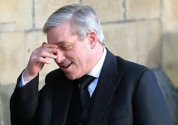 John Bercow, who has been accused of "obscene waste" after racking up a £172 bill being chauffeur-driven. Picture: PA