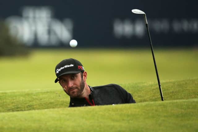 Dustin Johnson lost the place after a promising start, with a 75 in the third round. Picture: Getty