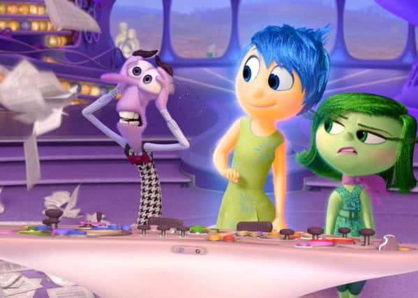 The emotion-driven Inside Out features a girl called Riley who really isnt at one with her emotions, as personified by Pixar animators. Picture: Contributed