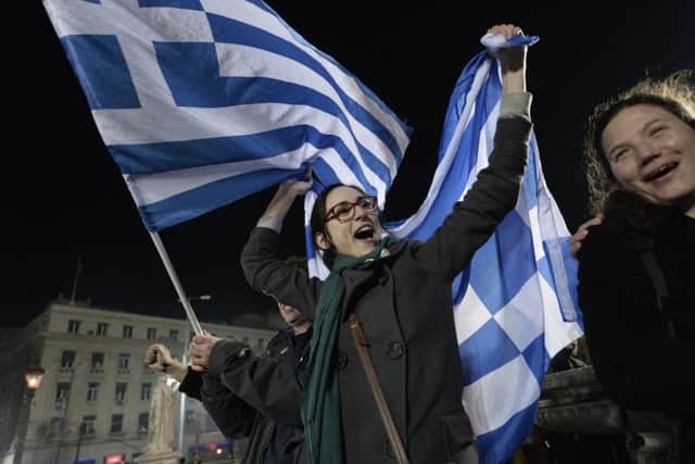 Markets fell after crunch talks between Greece and its creditors over a third bailout were delayed. Picture: AFP/Getty Images