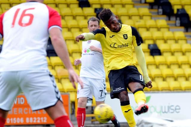 Myles Hippolyte scored from distance. Picture: Lisa Ferguson