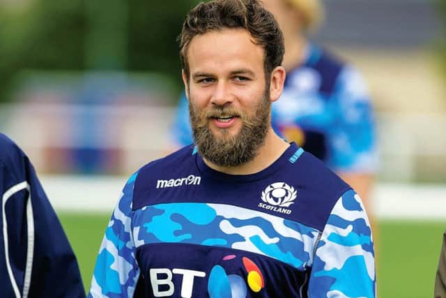 Ruaridh Jackson has made Scotlands initial World Cup squad after recovering from an anterior cruciate ligament tear. Picture: SNS/SRU