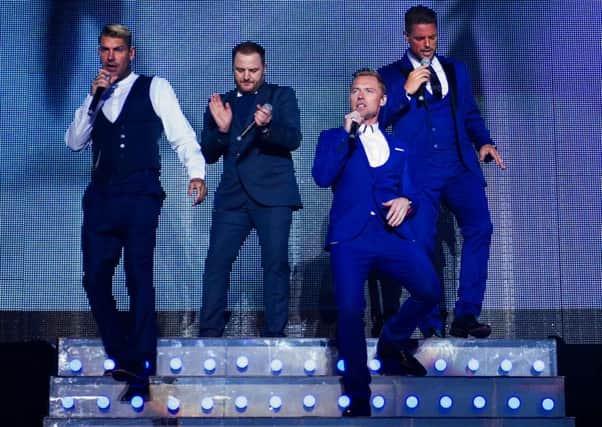 Suave and slick, Boyzone gave their audience what they came for. Picture: Steven Scott Taylor