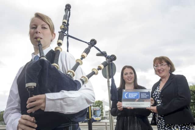 The National Piping Centre is just one of 172 employers to become accredited as an Investor in Young People in the last year. Picture: Contributed