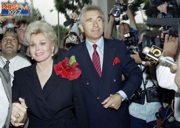 On this day in 1990 Zsa Zsa Gabor began a three-day jail sentence for slapping a policeman in the face. Picture: AFP/Getty Images