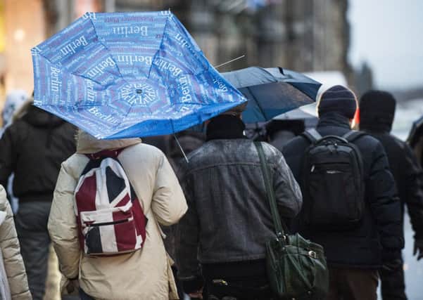 Alarming official records from meteorologists say there have been just eight calm days in Scotland since the turn of the year. Picture: Ian Georgeson