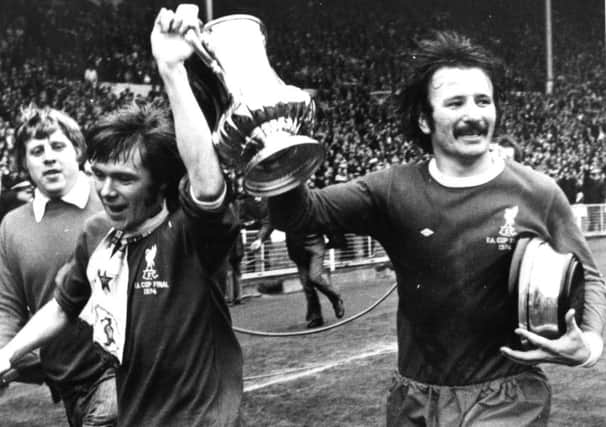 Brian Hall (left), Scottish footballer who played for Liverpool during their 1970s heyday. Picture: Getty