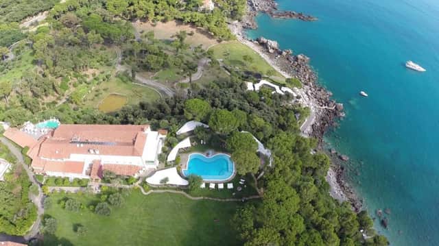 An aerial view of Santavenere Hotel. Picture: Contributed
