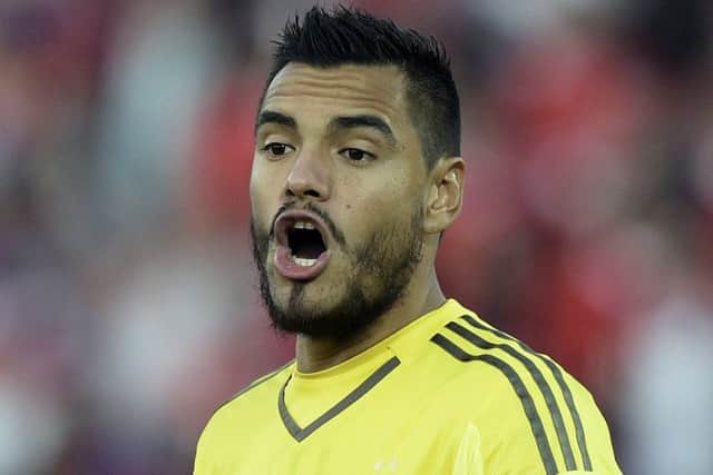Sergio Romero: Contingency plan. Picture: AFP/Getty