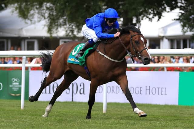 Birchwood, with James Doyle on board, wins the Superlative Stakes. Picture: PA
