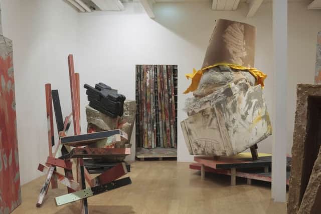 Phyllida Barlow, installation view, Fruitmarket Gallery, Edinburgh Art Festival. Picture: Contributed
