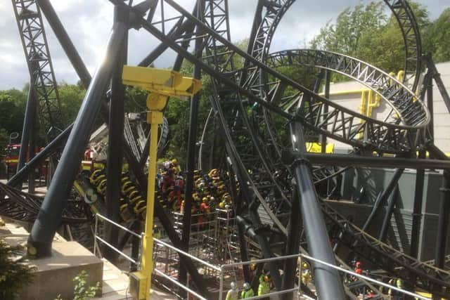 Alton Towers' profits have dropped after last month's accident. Picture: PA