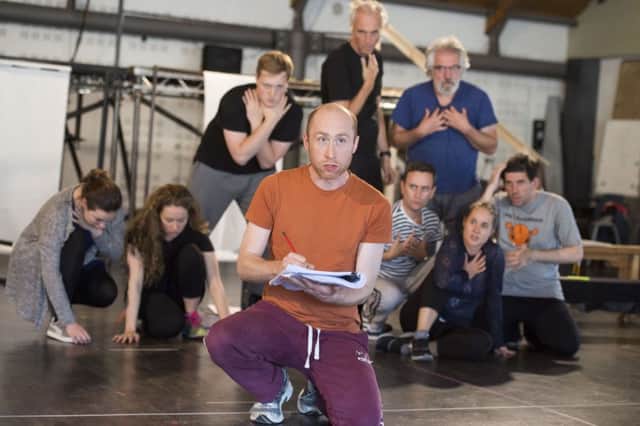 Sandy Grierson and the cast of Lanark in rehearsal at the Citizens'. Picture: Contributed