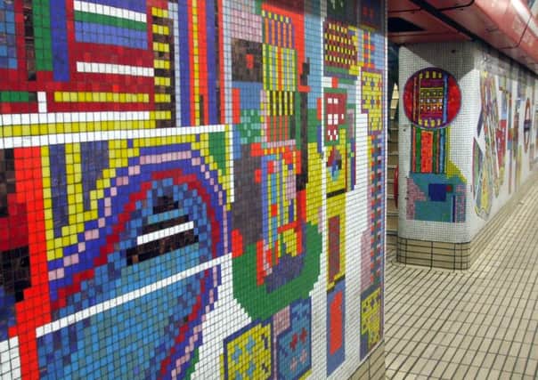 Some of Sir Eduardo Paolozzi's mosaics will be reinstalled in his home city by Edinburgh University students and researchers. Picture: Wikimedia