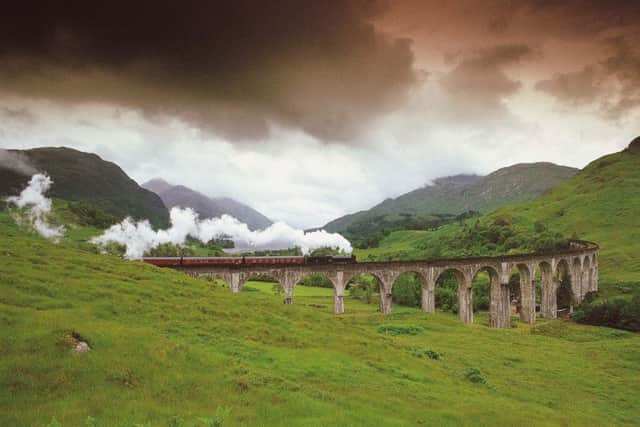 Glenfinnan viaduct regularly features in the Harry Potter films. Picture: Scotish Viewpoint