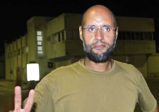Saif al-Islam Kadhafi, son of Muammar Gaddafi, has been sentenced to death on charges of murder and genocide. Picture: AFP/Getty Images