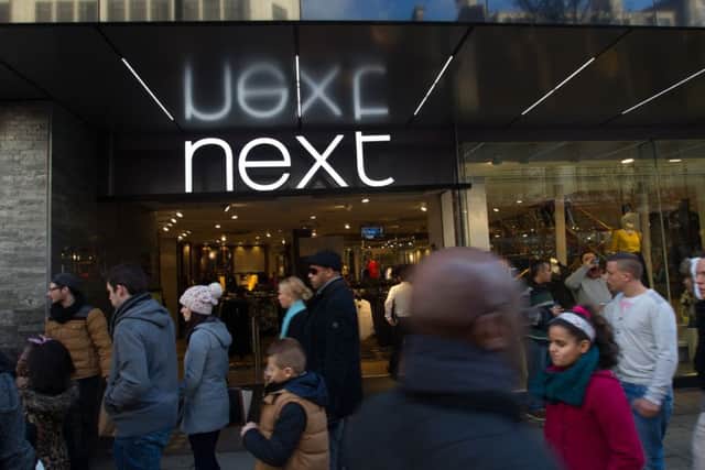Full price sales at next have grown 3.5 per cent over the past six months. Picture: PA