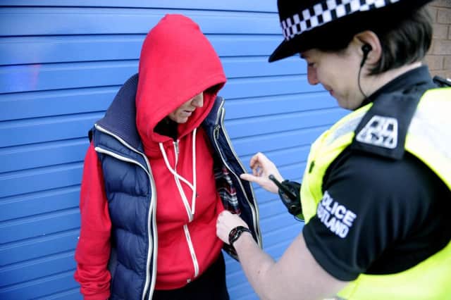 The stop and search technique has proven to be controversial. Picture: John Devlin