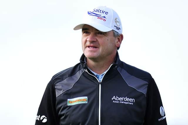 Paul Lawrie faces Romain Wattel in the first round at Murcar Links. Picture: Michael Gillen