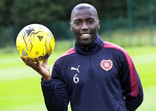 Hearts midfielder Morgaro Gomis hopes his side can go on a cup run this season after early exits in both competitions last term. Picture: SNS