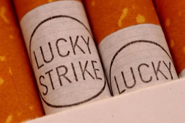 Lucky Strike maker British American Tobacco was one of the biggest top-flight gainers. Picture: TSPL