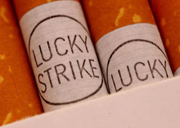 Lucky Strike maker British American Tobacco was one of the biggest top-flight gainers. Picture: TSPL