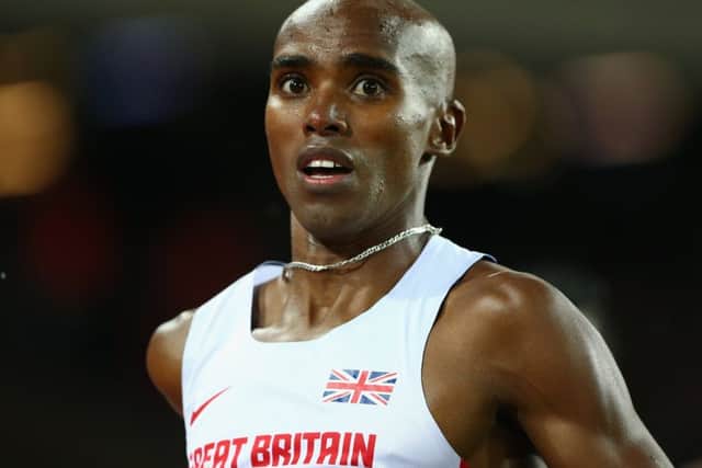 Mo Farah: Questioned. Picture: Getty